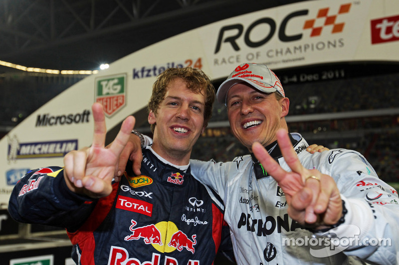 Sebastian Vettel ve Michael Schumacher