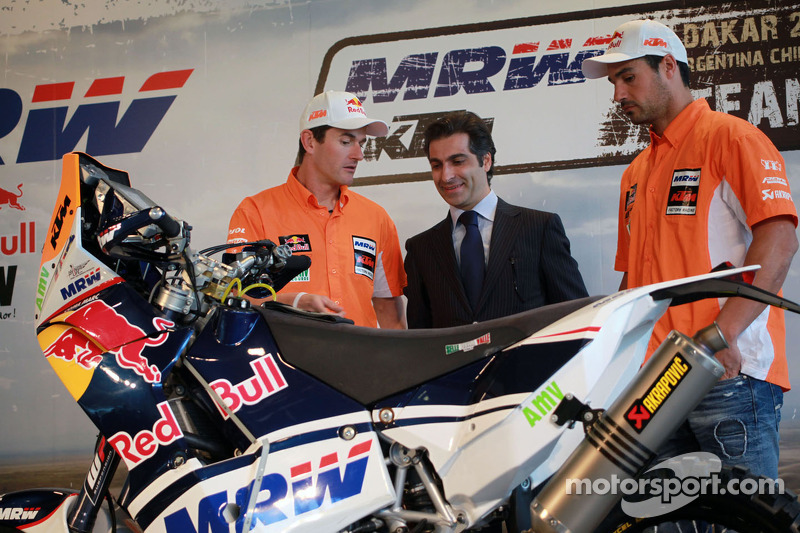 Marc Coma en Joan Pedrero voorstelling KTM