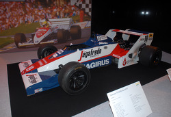 Ayrton Senna Toleman-Hart on the Senna tribute stand