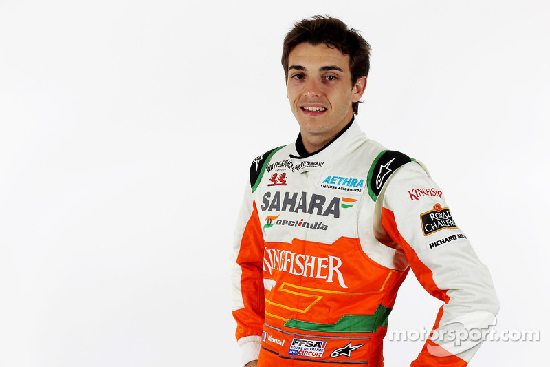 Após período na GP2, em 2012, Bianchi se torna piloto de testes da Force India.