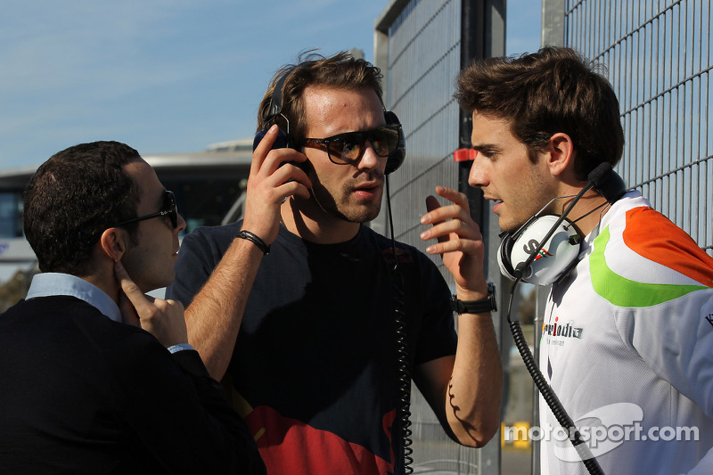 Nicolas Todt, pilotu s manager ve Jean-Eric Vergne, Scuderia Toro Rosso ve Jules Bianchi, Sahara For