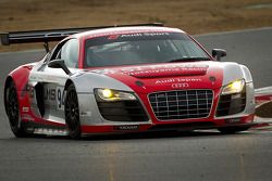 Cyndie Allemann tests the Hitotsuyama Racing Audi R8 LMS Super GT car