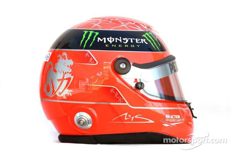 Michael Schumacher, Mercedes GP Petronas F1 Team  helmet