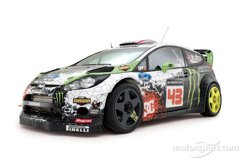 Презентация Ford Fiesta RS Кена Блока, студийная фотосессия.