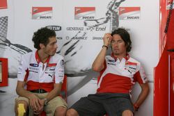 Valentino Rossi y Nicky Hayden, Ducati Marlboro Team