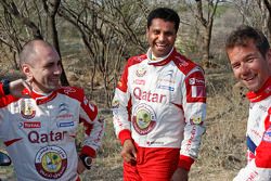 Sébastien Loeb, Citroën Total World Rally Team Giovanni Bernacchini en Nasser Al-Attiyah, Qatar Worl