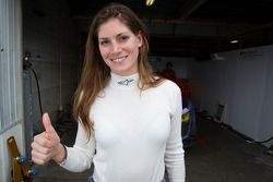 Cyndie Allemann after passing the Super GT rookie test