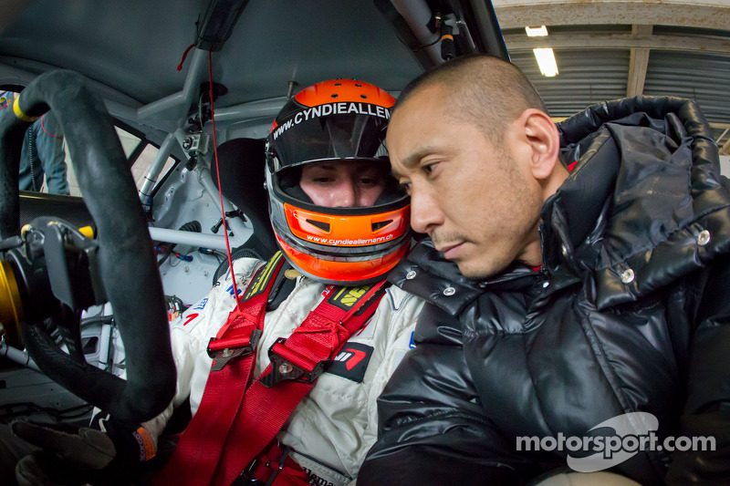 Cyndie Allemann and Hideki Noda