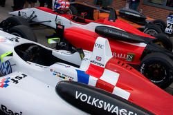Top-drie wagens: Jack Harvey, Harry Ticknell en Felix Serralles