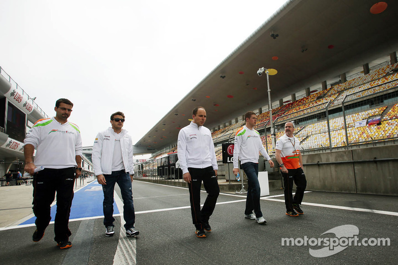 Paul di Resta, Sahara Force India F1 ve Jules Bianchi, Sahara Force India F1 Team Üçüncü Pilotu , pi