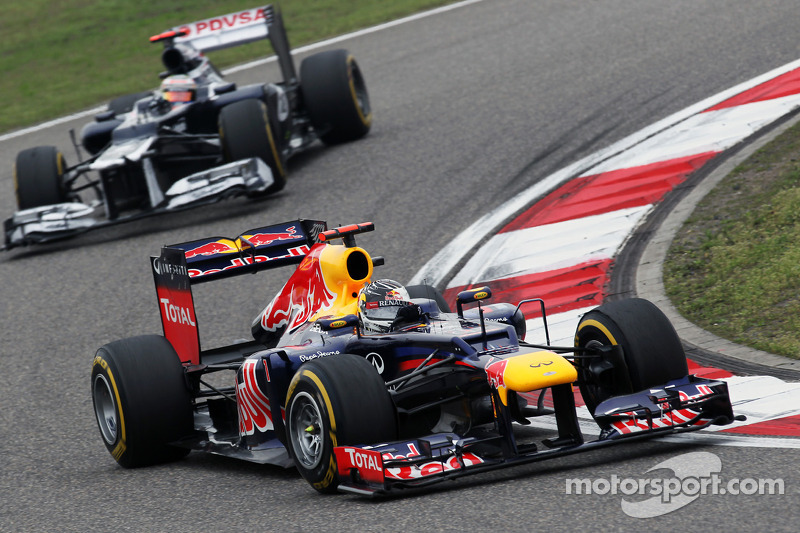 Sebastian Vettel, Red Bull Racing ve Pastor Maldonado, Williams