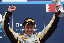 Podium: race winner Davide Valsecchi