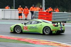 #57 Krohn Racing Ferrari 458 Italia: Tracy Krohn, Nic Jonsson, Michele Rugolo 