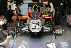 Hispania Racing F1 Team, being worked on