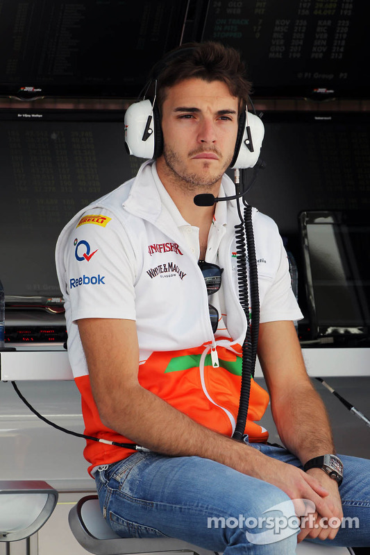 Жюль Бьянки работал третьим пилотом Force India