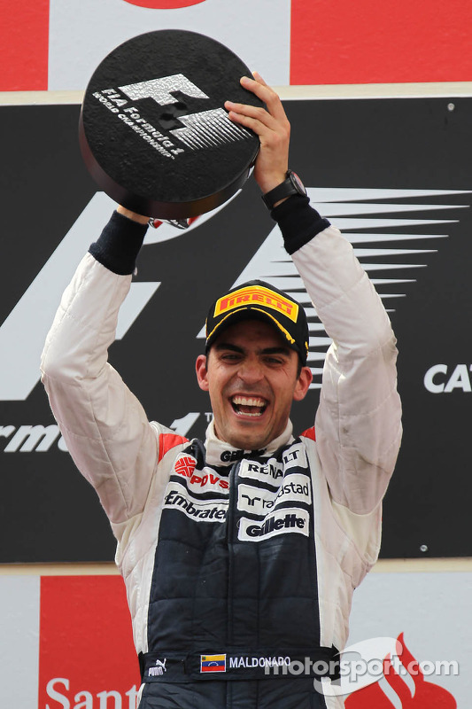 Primer lugar Pastor Maldonado, Williams F1 Team