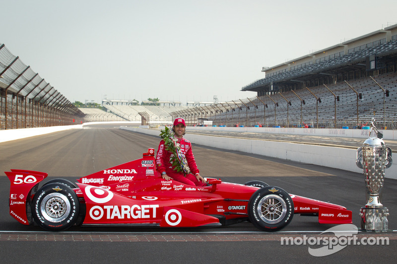 Siegerfoto: Dario Franchitti, Target Chip Ganassi Racing Honda