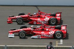 Dario Franchitti, Target Chip Ganassi Racing Honda; Scott Dixon, Target Chip Ganassi Racing Honda