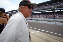 Don Prudhomme watches the end of the race