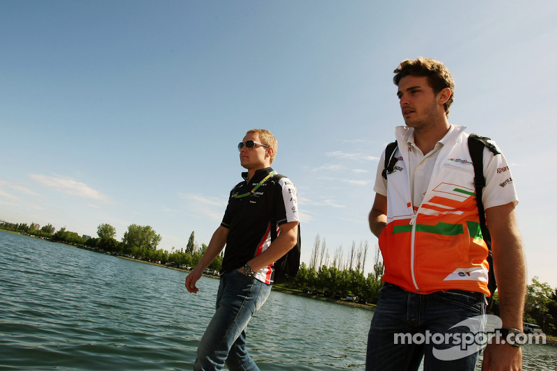 Valtteri Bottas, Williams F1 Team Üçüncü Pilotu ve Jules Bianchi, Sahara Force India F1 Team Üçüncü