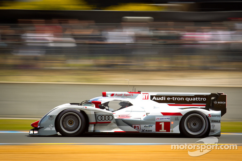 #1 Audi Sport Team Joest, Audi R18 e-tron quattro: Marcel Fässler, Andre Lotterer, Benoit Tréluyer