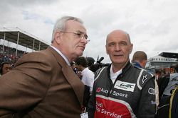 Dr. Martin Winterkorn, Volkswagen AG and Dr. Wolfgang Ullrich, Audi's Head of Motorsport