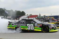 Race winner Nelson Piquet Jr. celebrates
