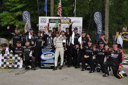 Victory lane: race winner Nelson Piquet Jr. celebrates