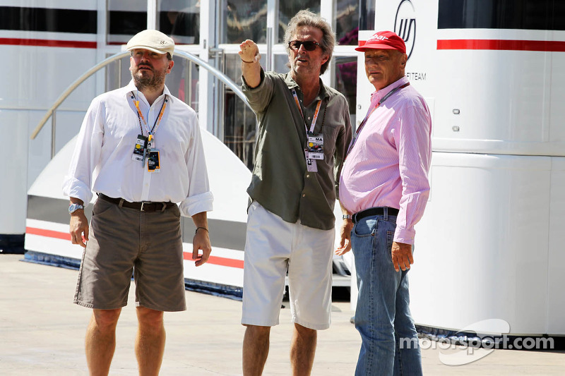 Eric Clapton e Niki Lauda