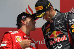 Fernando Alonso, Scuderia Ferrari and Mark Webber, Red Bull Racing