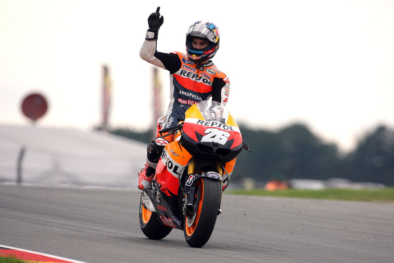 Race winner Dani Pedrosa, Repsol Honda Team