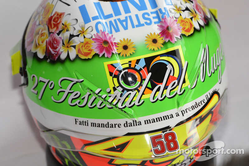 Casco especial para Valentino Rossi