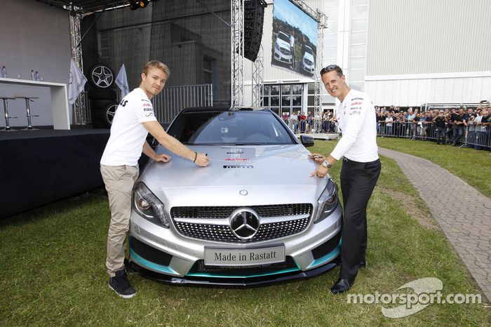 Michael Schumacher y Nico Rosberg, Mercedes AMG F1