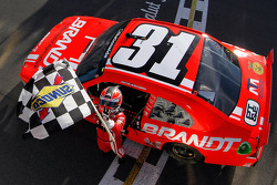 Race winner Justin Allgaier