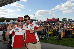 Nicky Hayden y Valentino Rossi, Ducati Marlboro Team