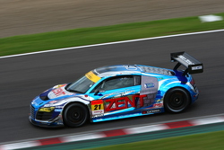 #21 Hitotsuyama Racing Audi R8 LMS: Cyndie Allemann, Akihiro Tsuzuki, Richard Lyons
