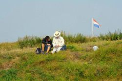 Spectators at circuit Zandvoort