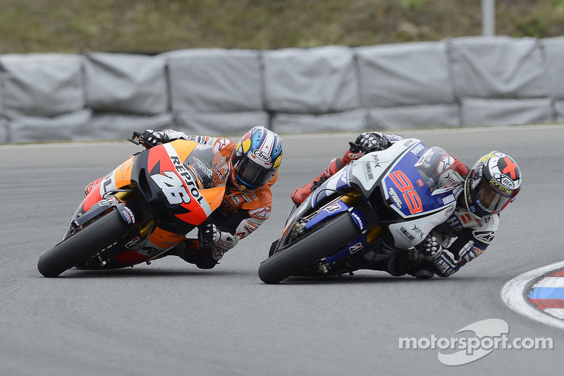 Dani Pedrosa, Repsol Honda Team and Jorge Lorenzo, Yamaha Factory Racing 