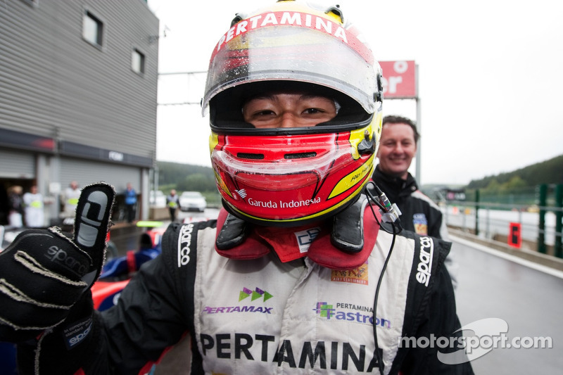 Pole winner Rio Haryanto