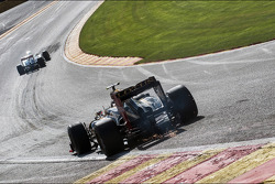 Romain Grosjean, Lotus F1 sparks at Eau Rouge