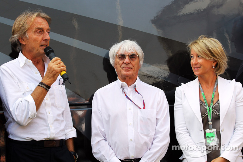 Luca di Montezemolo, Ferrari Başkanı ve Bernie Ecclestone, CEO Formula 1 Group