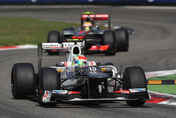 Sergio Perez, Sauber ve Lewis Hamilton, McLaren