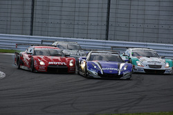 #23 Nismo Nissan GT-R: Satoshi Motoyama, Michael Krumm, #100 Team Kunimitsu Honda HSV-010 GT: Takuya Izawa, Naoki Yamamoto, #36 Lexus Team Petronas Tom's Lexus SC430: Kazuki Nakajima, Loic Duval