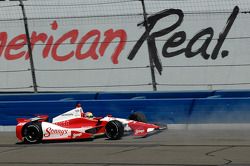 Justin Wilson, Dale Coyne Racing Honda crashes