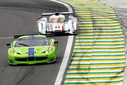 #57 Krohn Racing Ferrari F458 Italia: Nic Jonsson, Tracy Krohn, Michele Rugolo