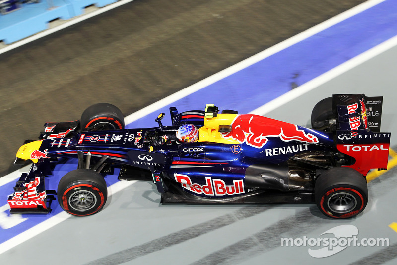 Sebastian Vettel, Red Bull Racing verlaat de pits