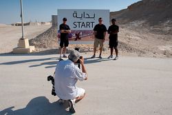 David Brabham, Karun Chandhok, Peter Dumbreck participate in the 4x4 challenge