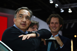Sergio Marchionne, CEO Fiat Group with John Elkann, Fiat President