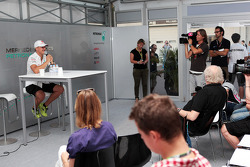 Michael Schumacher, Mercedes AMG F1 announces his second retirement from F1 in a Press Conference