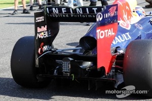 Mark Webber, Red Bull Racing rear wing detail